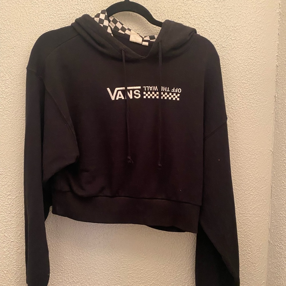 Womens vans cropped hoodie